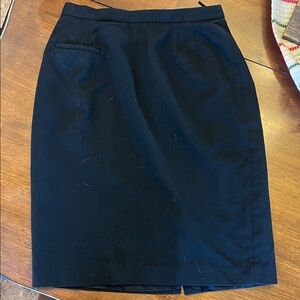 Elegant Black Pencil Skirt